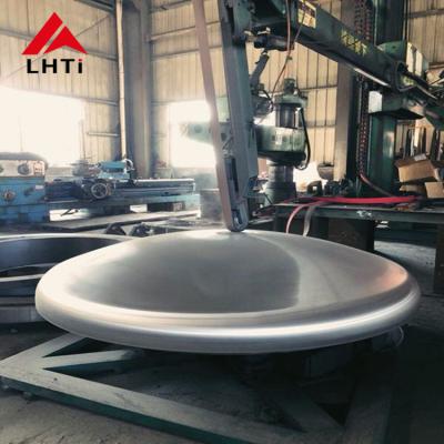 China ANSI Grade 2 Titanium Torispherical Dish End Sandblasting for sale