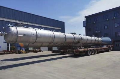 Chine Échangeur de chaleur titanique industriel de tube d'ASME 3.0MPa 2.5m/S à vendre