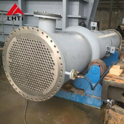 China Permutador de calor do tubo do titânio do equipamento Gr2 do titânio da corrosão do ISO anti à venda