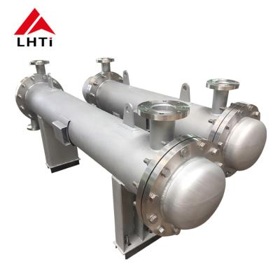 China Condensador del evaporador del titanio de Gr1 Gr2 resistente a la corrosión en venta