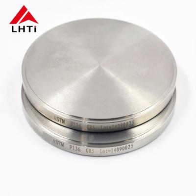 China Cold Rolled Silver Gray Round Stamping Titanium Disk GR1 GR2 for sale