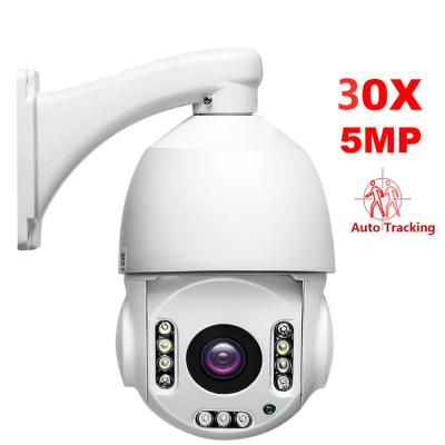 China 4.5inch 4G 5mp 30X HD IP IR Dual Light Camera H.265 Full color Night Vision PTZ Security Wireless Camhi IP Dome Camera for sale