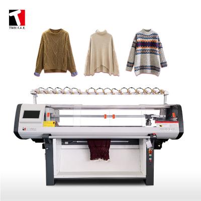 China 56inch 7G Computerized Flat Bed Knitting Machine Simple Double System for sale