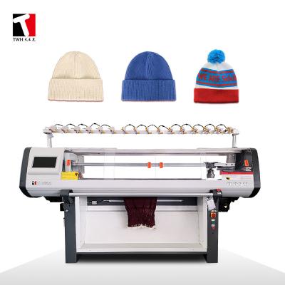 中国 帽子のためのカスタマイズ可能な十分に自動化された編む機械36インチ5/7G 販売のため