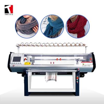 China 60 Inch 12G Scarf Knitting Machine , Single system Flat Knit Machine for sale