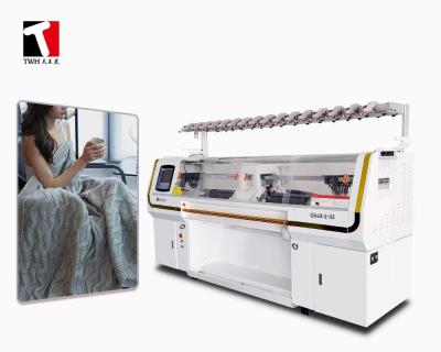 中国 インチ自動専門の12のゲージ編む機械100平らなジャカード生地のために 販売のため