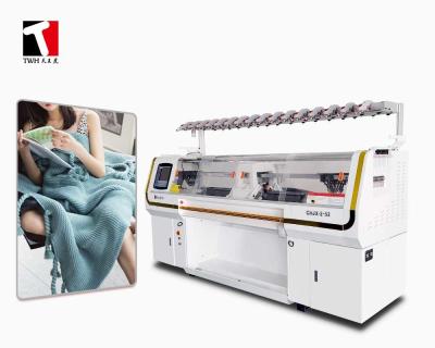 中国 100二重システムが付いているインチ14Gの綿毛布の編む機械 販売のため