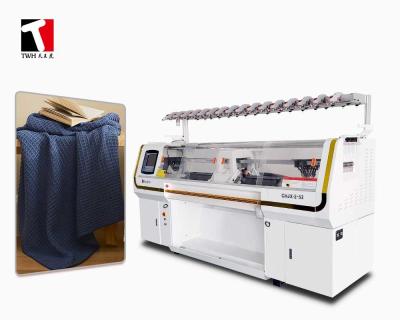 China Double System Flat Blanket Cotton Knitting Machine 60 Inch 5G for sale