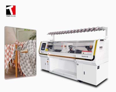 China Computerized Blanket Knitting Machine , 1.3KW Double System Knitting Machine for sale