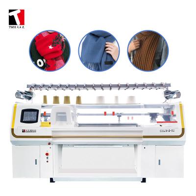 China Garment Scarf Knitting Machine 1.2m/s with double system CE certificated for sale
