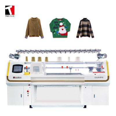 China Sistema dual para hacer punto plano de la máquina 80inch 5G del suéter de la tela del punto del jersey en venta