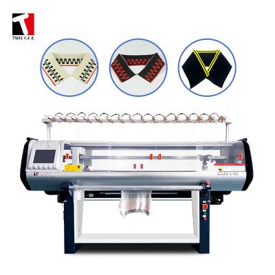 China LCD Touch Screen Flat Knitting Machines 52 Inch 16G For Collar for sale