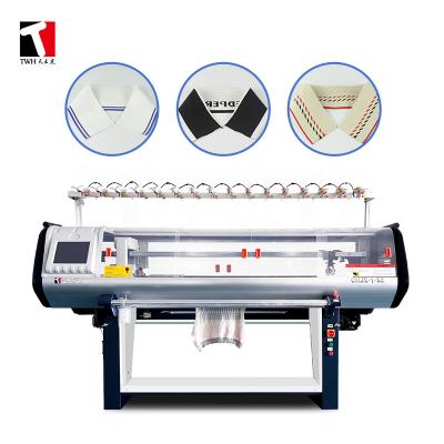 China High-Speed 1.2m/S 12G Collar Flat Knitting Machine Computer Controlled for sale