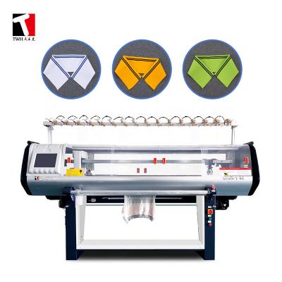 China 80'' 16G Industrial Flat Bed Knitting Machine For Producing Collars for sale