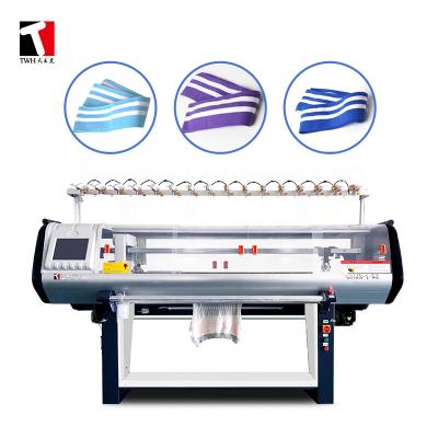 China 80 Inch 12G Collar Flat Knitting Machine 6 Yarn Feeder For Weaving for sale