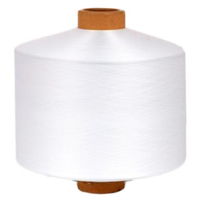 China Eco friendly Polyester Cotton Cone Yarn 150/48 Dty Semi-Dull Raw White for sale