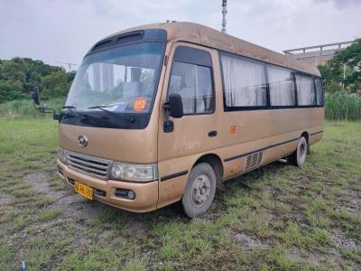 China King Long Used 23 Seater Bus Reliable Second Hand Coaster Model Left Hand Drive for sale