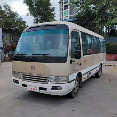China 27 Seats JMC Used Mini Coach  LHD Used Shuttle Buses With Diesel Fuel for sale