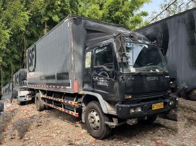 China Japan ISUZU LHD Used Cargo Truck Manual 2nd Hand Cargo Van 4x2 Drive for sale