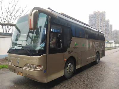 China Manual Used Coach Bus 38 Seats Second Hand Large Sightseeing Bus for sale