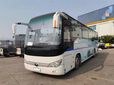 Китай Euro 5 Подержанный автобус 46 мест Ручная коробка передач Автобусы вторых рук с двумя дверями продается