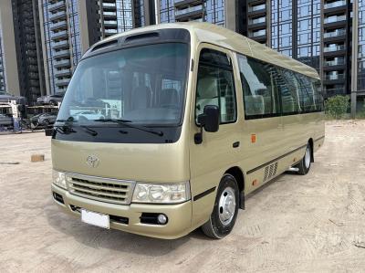 China ISO Used 20 Passenger Bus , Manual Transmission Toyota Coaster Used Bus for sale