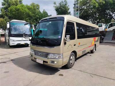 China 11 Seater Second Hand Toyota Coaster Mini Bus With Manual Transmission for sale