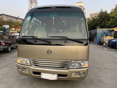 China Autobús de segunda mano Golden Dragon Diesel, 15 furgonetas usadas de pasajeros estándar ISO en venta