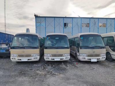 China Gasoline Used Coaster Bus 23seats Pre Owned Bus ISO Approved for sale
