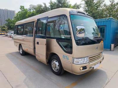 China Golden Dragon Used LHD Vans Diesel AC Used Small Buses 19 Seats for sale