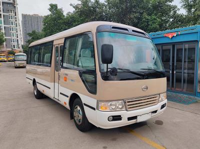 China Manual Used Mini Coach / Used 23 Seater Bus Euro 4 Emission Standard for sale