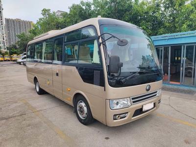 China YuTong Used Mini Coach 19 Seater Diesel Fuel With Manual Transmission for sale