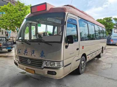 中国 44席 25席 中古コースターバス 150kw オートマティックLHD電動バス 販売のため