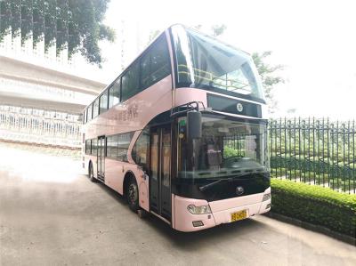 China Ônibus de passageiros usados Yucai Diesel 72 lugares Manual ônibus de dois andares de segunda mão à venda