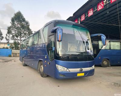 China Gebruikte bus 50 zitplaatsen Euro 5 gebruikte busbus -Eigen Yutong B's - Bussen voor lange afstanden met handgestuurde transmissie Te koop