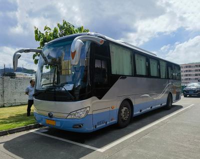 China Yutong 50 zitplaatsen tweedehands bus 12m diesel motor luxe bus lhd euro 5 tweedehands bus Te koop