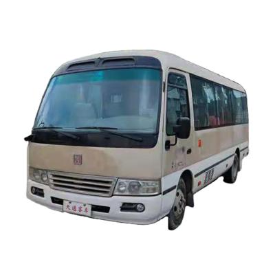 China 2 Doors Second Hand Buses Diesel Fuel With Air Conditioning Te koop