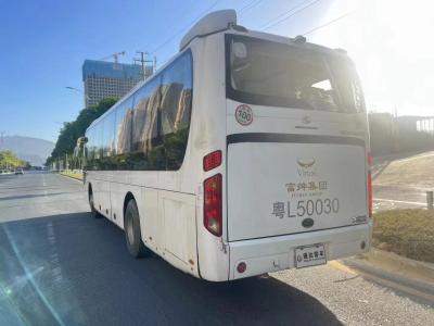 China White King Dragon Used Commercial Buses Diesel Fuel with 2 Doors Te koop