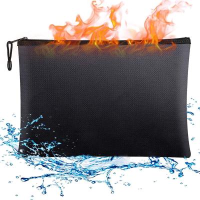 China Small And Large Size Fireproof Bag Fire Resistant File Bag Firegaurd money pouch for sale