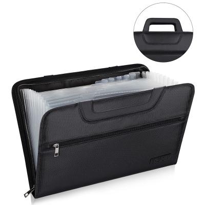 China SGS Portable Expanding File Folder Briefcase Important Document Organizer for sale
