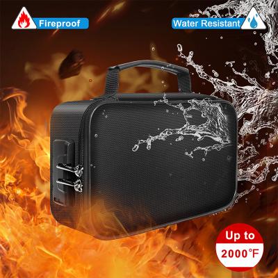 China Important Life Fireproof Document Organizer Bag Mini Safety For Home TraveL RoHS for sale