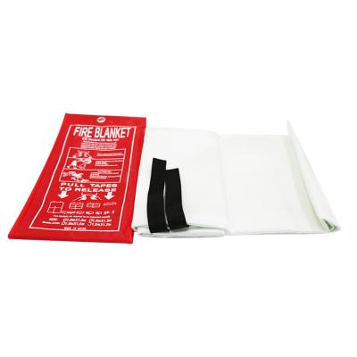 China 1.8m*1.8m Emergency Fire Blanket Depend Silicone Coated 800g/M2 1.0mm for sale