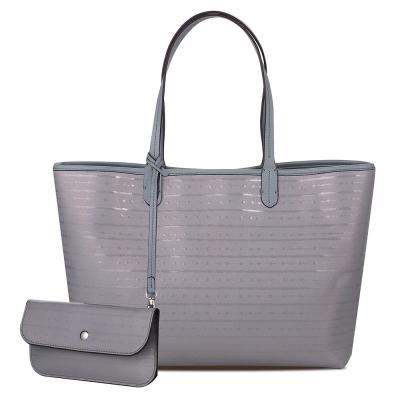 China Punho superior de couro grande Tote Handbags For Women de couro do plutônio à venda
