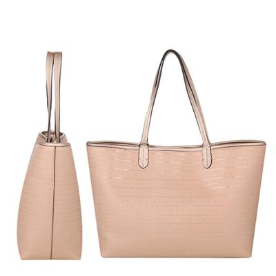 China High Fade Resistance Ladies Minimalist Large Leather Tote Bag OEM for sale
