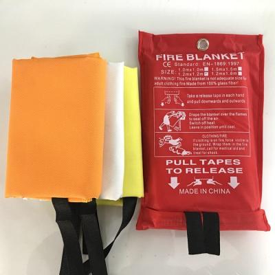 China Silicone Coated Fiberglass Home Kitchen Fire Blanket 1.0x1.0m for sale