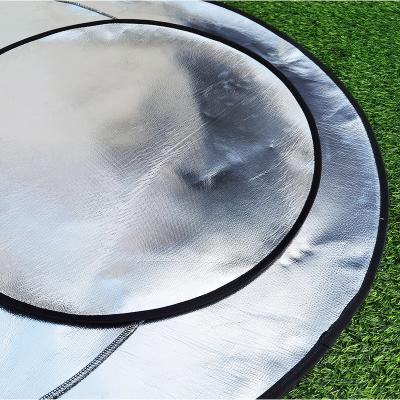 China 24 28 32 36inches Round Fireproof BBQ Mat For Outdoor Patio for sale