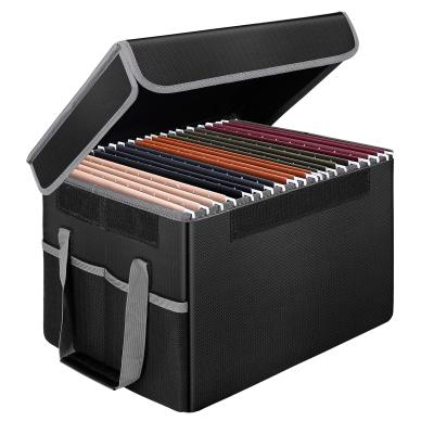 China Waterproof And Fireproof Document Box Foldable With Lid for sale