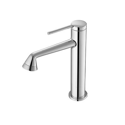 China 251.6mm Brass Basin Mixer Tap Hot Cold Water Basin Mixer Bathroom for sale