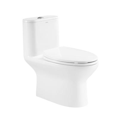 China Ceramic One Piece Compact Elongated Toilet  0.8/1.2 Gpf Double Flush for sale