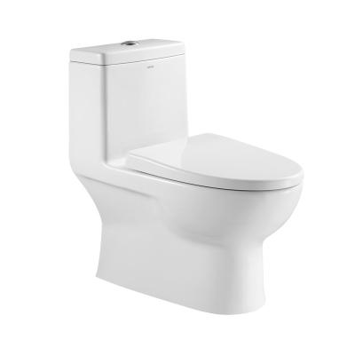 China 400mm One Piece Toilets 1.3 GPF Single Flush Elongated Toilets for sale